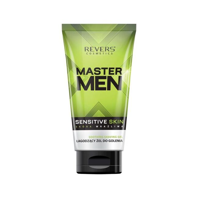 Gel de ras Soothing pentru piele sensibilă, Master Man, Revers, 150 ml