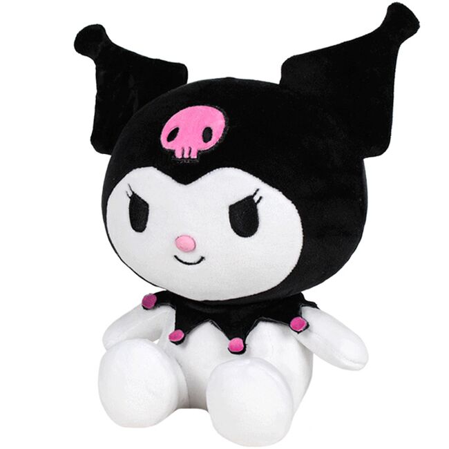 Jucarie din plus Hello Kitty Kuromi, Negru, 15 cm