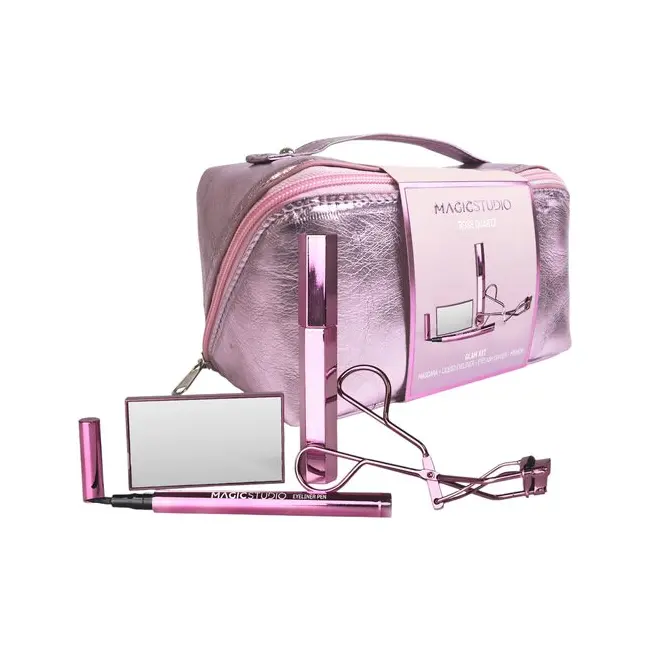 Kit machiaj cu gentuta Rose Quartz Glam, Magic Studio, 90155