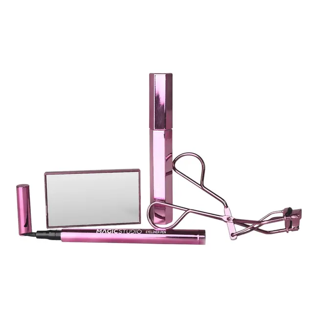 Kit machiaj cu gentuta Rose Quartz Glam, Magic Studio, 90155