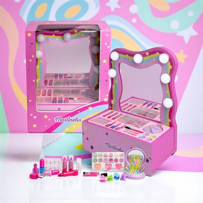 Masuta de machiaj cu produse cosmetice, Martinelia, 85110