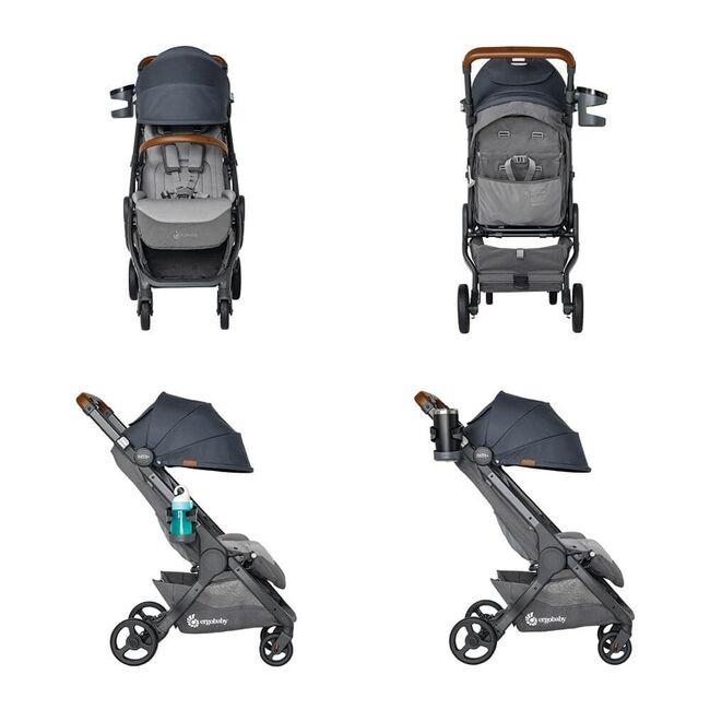 Metro+ Carucior Compact Deluxe Ergobaby London Grey TNAMETROPDXLNGRY