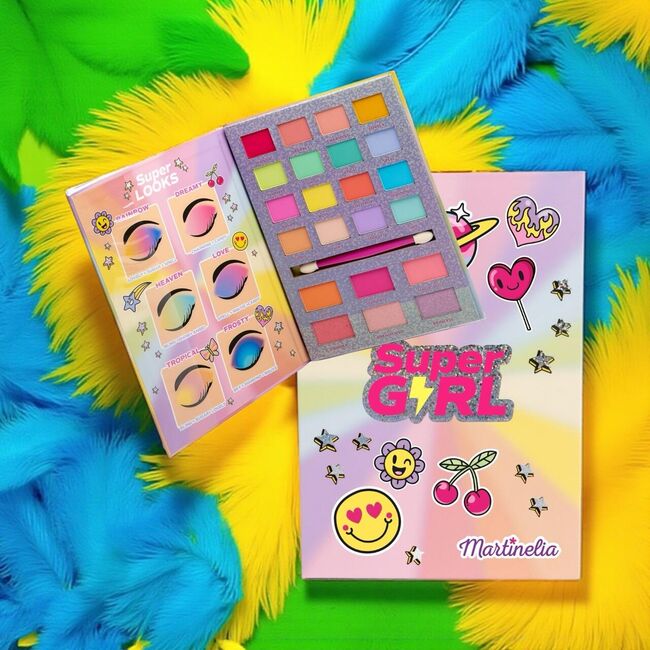 Paleta de machiaj Ultimate Glam Super Girl, Martinelia, 85414