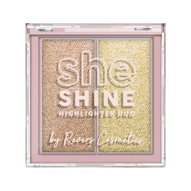 Paleta iluminator Duo She Shine 01 Desert Beam, Revers, 7,2 g