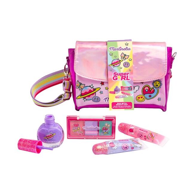 Poseta cu produse de machiaj Magic Super Girl, Martinelia, 85416