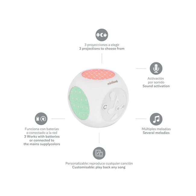 Proiector de Camera Muzical Dreamcube Magical TNA89311
