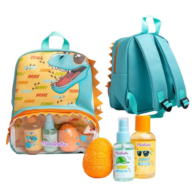 Rucsac cu produse de baie Adventure Dino, Martinelia, 85404