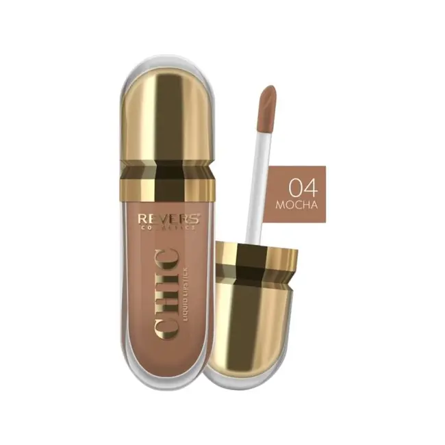 Ruj lichid Chic nr 4 Mocha, Revers, 7,5 ml