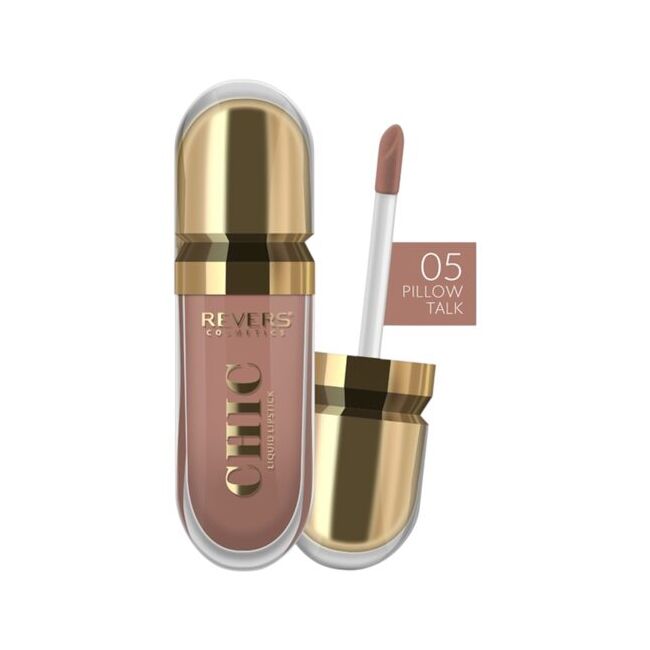 Ruj lichid Chic nr 5 Pillow Talk, Revers, 7,5 ml