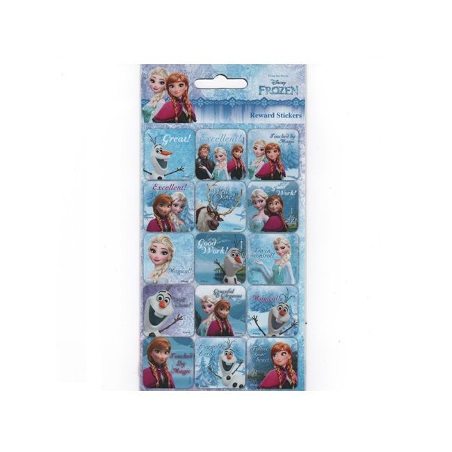 Set 15 autocolante reutilizabile Frozen, 95x195 mm