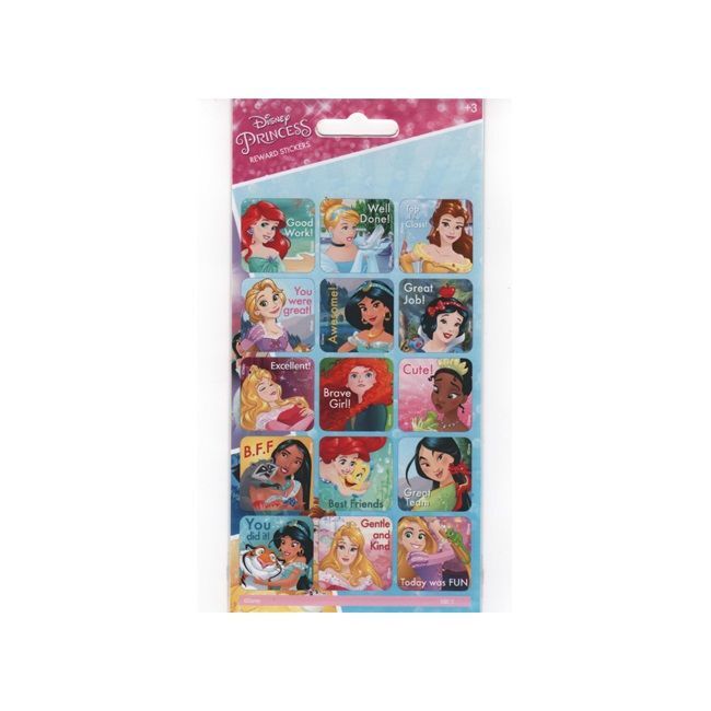 Set 15 autocolante reutilizabile Printesele Disney, 95x195 mm
