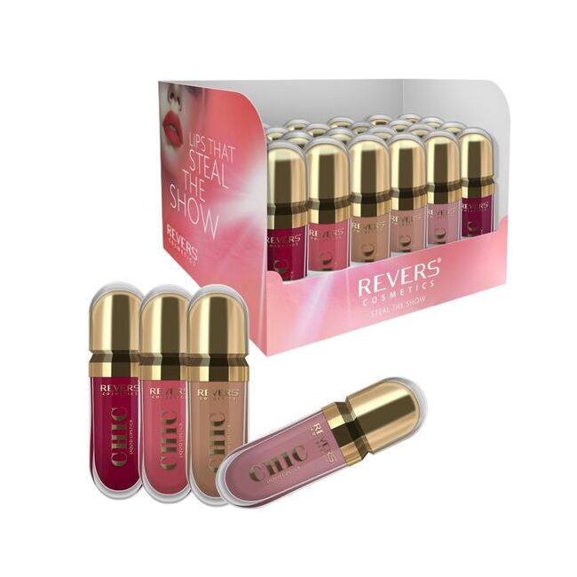 Set 24 Ruj lichid Chic, Revers, 7,5 ml