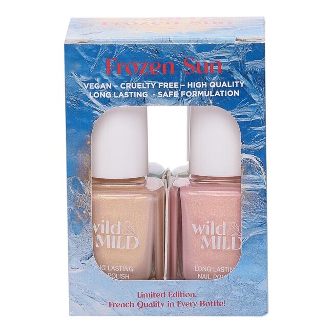 Set 4 bucati lac de unghii Frozen Sun Wild&Mild, 64710, 4x12ml