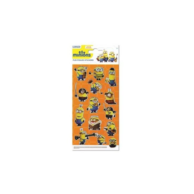 Set autocolante reutilizabile Minions, 110x245 mm