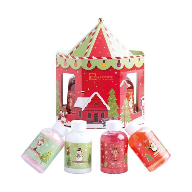 Set cadou Carousel de Crăciun, IDC Institute, 4 piese, 90372