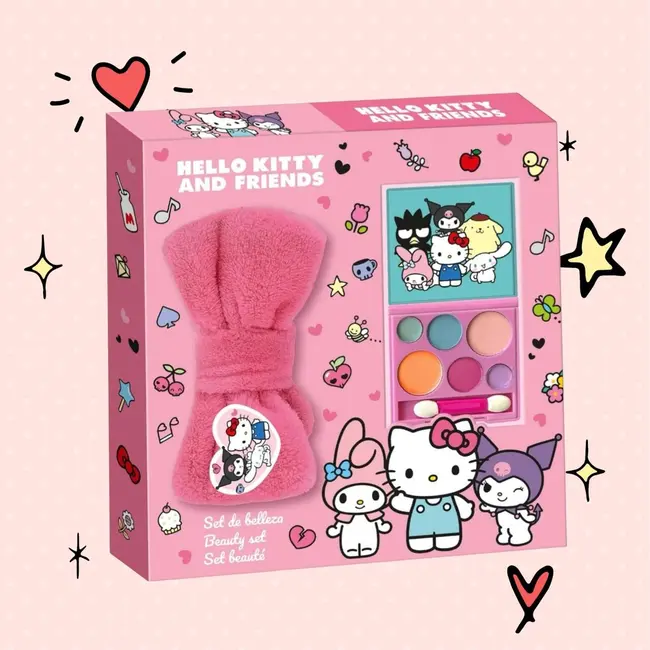Set cadou cu bentita si machiaj Hello Kitty & Friends, 4061