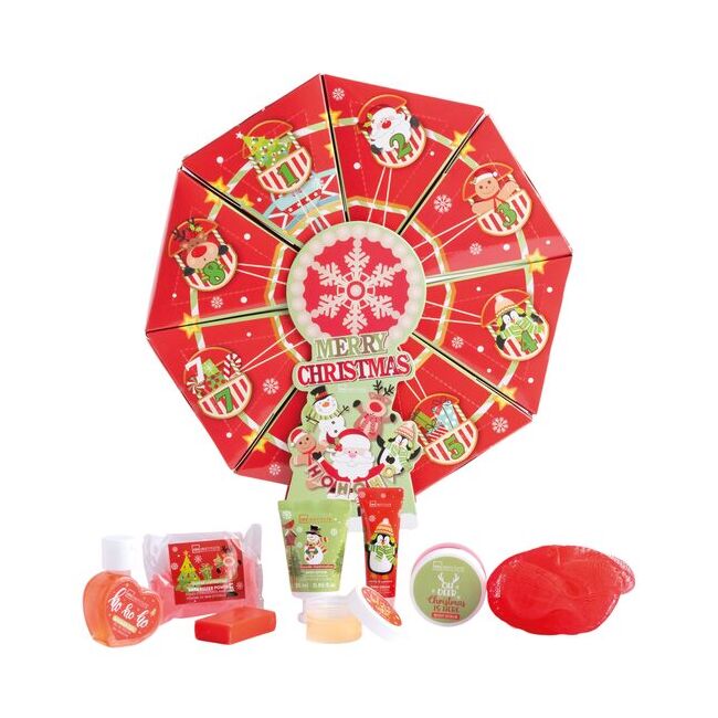 Set cadou rotativ de Crăciun – Merry Christmas Wheel Gift, IDC Institute,90374