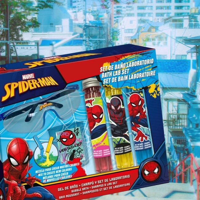 Set cosmetic Spiderman, pentru baie și joaca Spiderman – Laborator, 2569