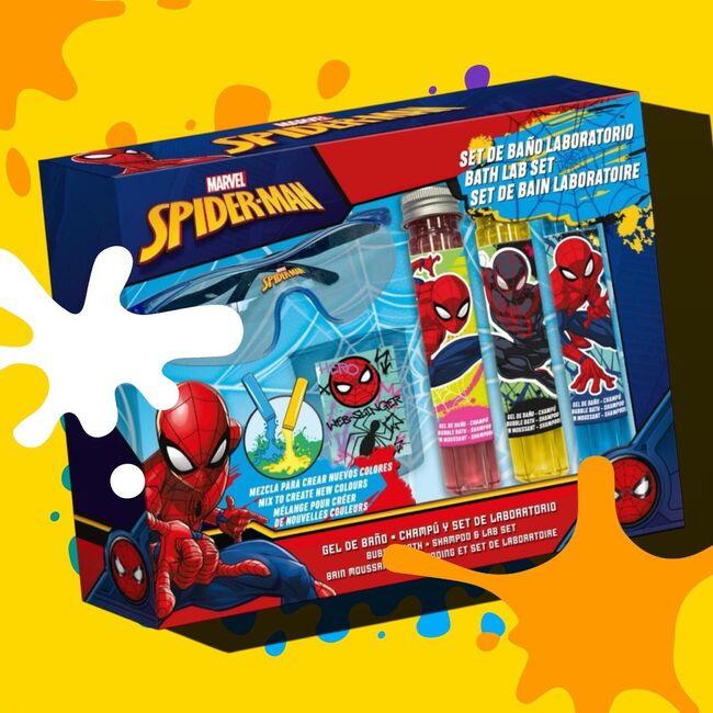 Set cosmetic Spiderman, pentru baie și joaca Spiderman – Laborator, 2569