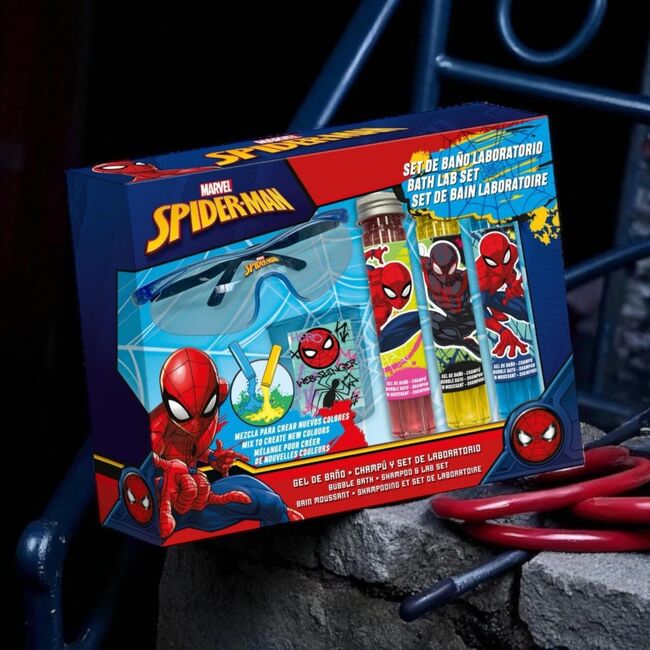 Set cosmetic Spiderman, pentru baie și joaca Spiderman – Laborator, 2569