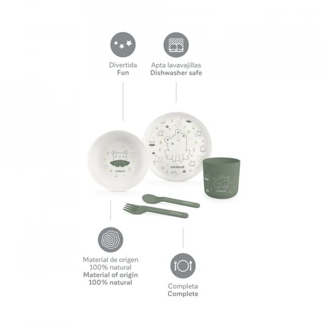 Set hranire copii Miniland Frog TNA89455