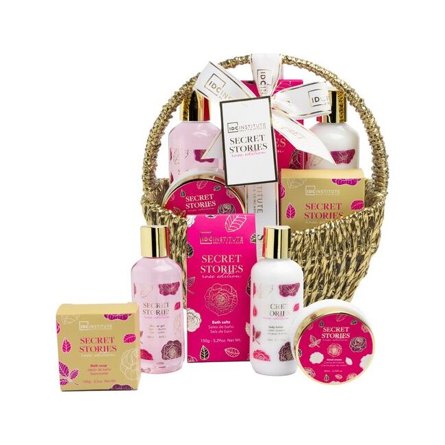 Set ingrijire corporala 5 produse Secret Stories, Rose Edition, IDC Institute 42296