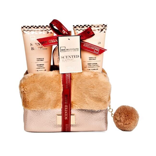 Set ingrijire corporala Scented Bath Bronze IDC Institute 44512, 260 ml