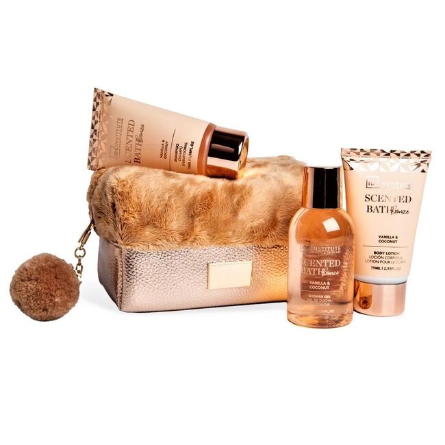 Set ingrijire corporala Scented Bath Bronze IDC Institute 44512, 260 ml