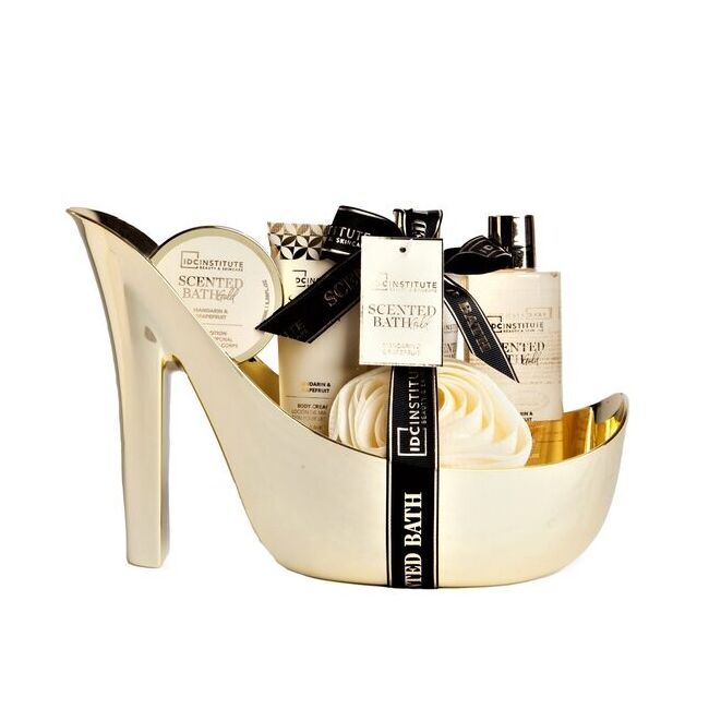 Set ingrijire corporala Scented Bath Gold IDC Institute 42133, 540 ml