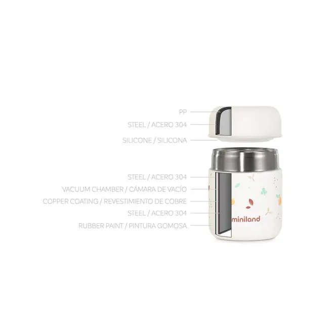 Termos mancare solida Miniland Mini Valencia 280 ml TNA89574