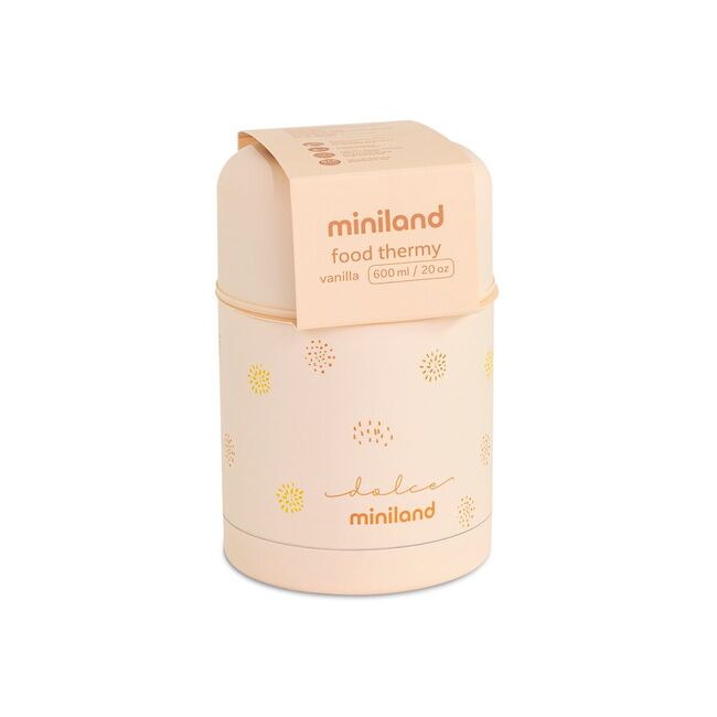 Termos mancare solida Miniland Vanilla 600 ml TNA89491