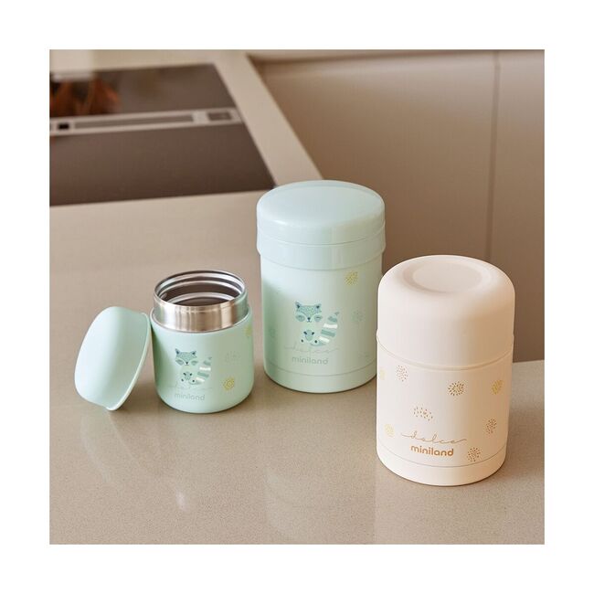 Termos mancare solida Miniland Vanilla 600 ml TNA89491