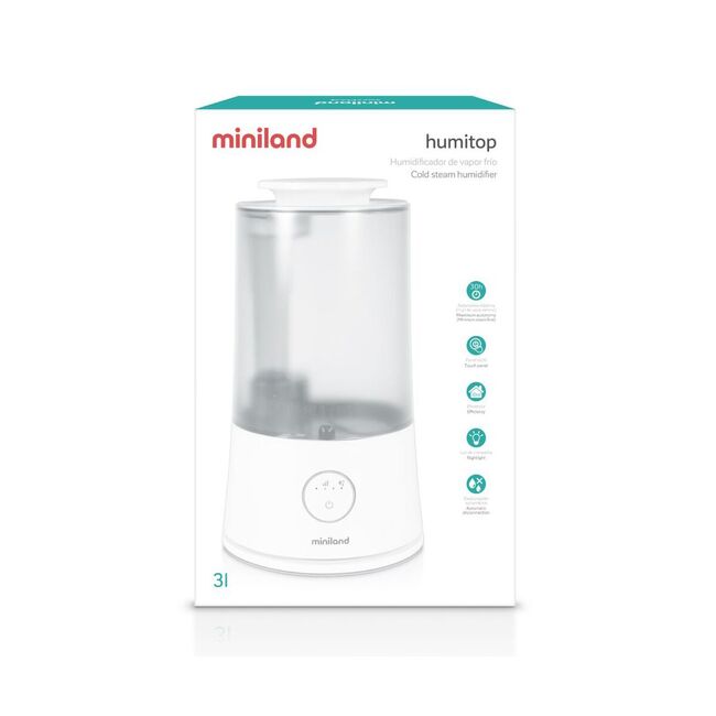 Umidificator cu ultrasunete si abur rece Miniland Humitop TNA89319