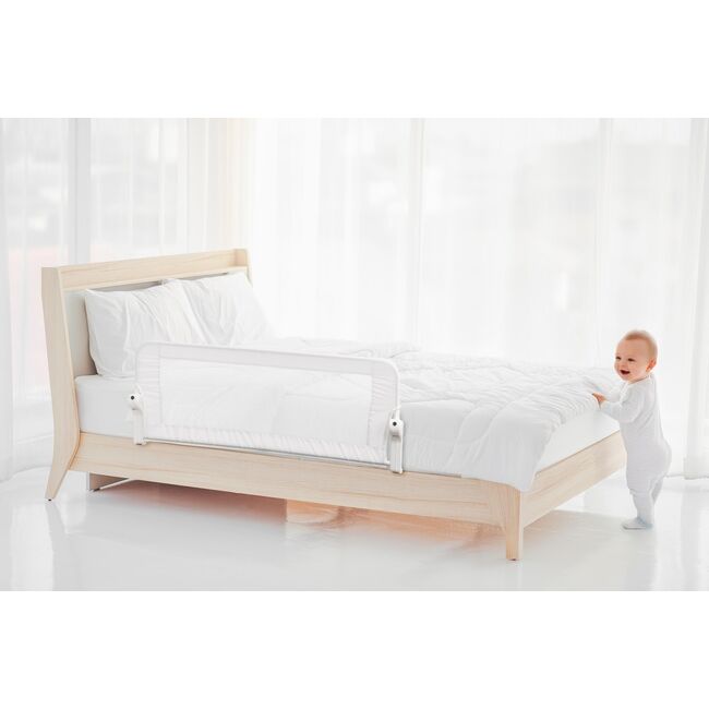 Bariera de protectie, BabyJem, 120 x 48,5 cm, alb JEMbj_8901