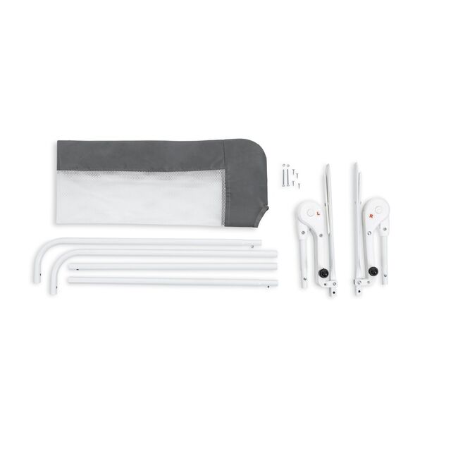 Bariera de protectie, BabyJem, 120 x 48,5 cm, gri JEMbj_8902