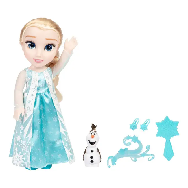 Disney Frozen - Papusa Elsa cu functii, 38 cm BKF225306