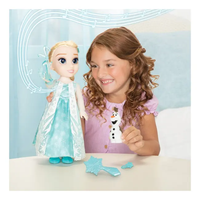 Disney Frozen - Papusa Elsa cu functii, 38 cm BKF225306