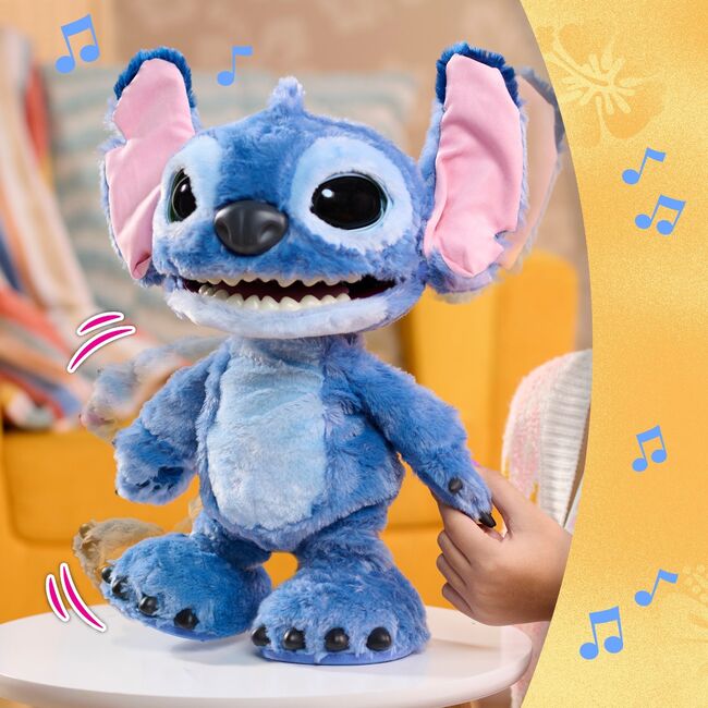 Disney Stitch - Plus interactiv, 100+ sunete si reactii BKF12284