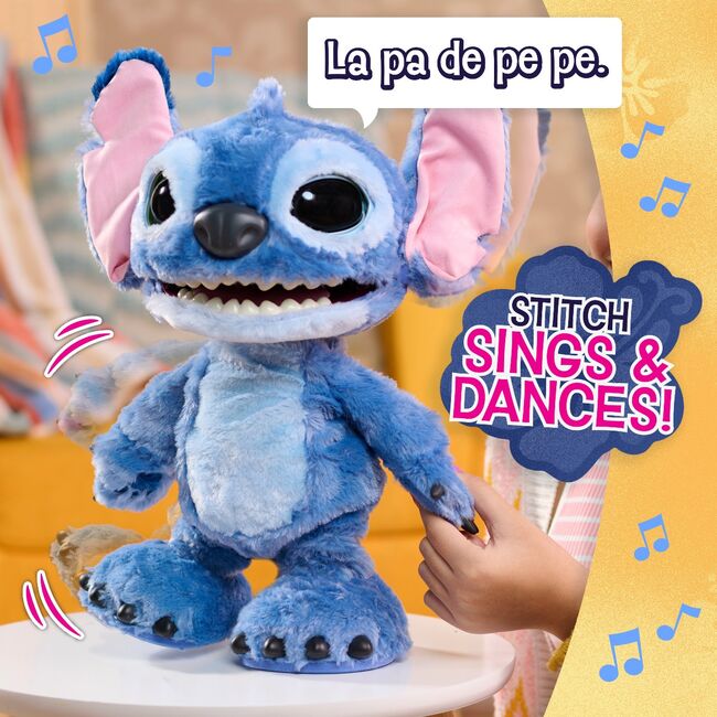 Disney Stitch - Plus interactiv, 100+ sunete si reactii BKF12284