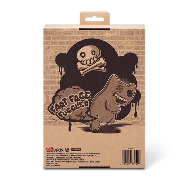 Fuggler - Jucarie de plus, 23 cm - Ciudateii cu fata de part, Count Underoo Mcgoo - long pile BKF15728E