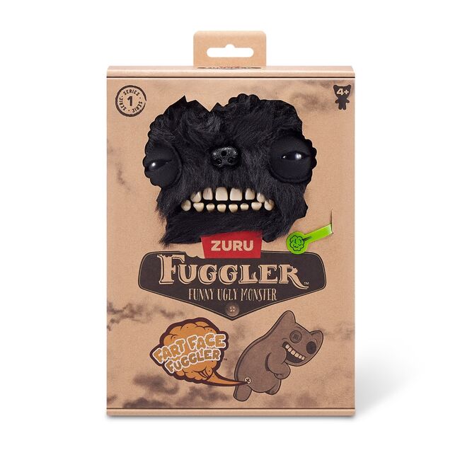 Fuggler - Jucarie de plus, 23 cm - Ciudateii cu fata de part, Munch Munch – Black long BKF15728A