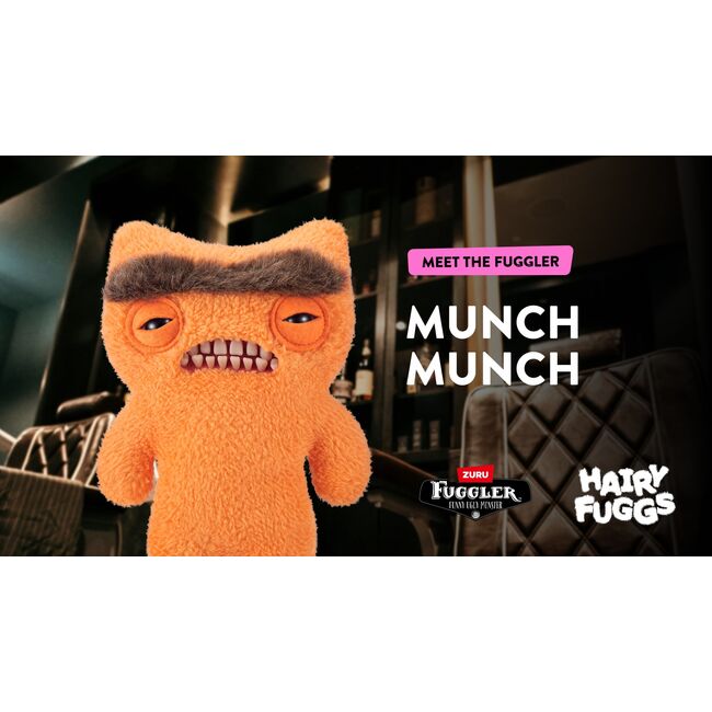 Fuggler - Jucarie de plus, 23 cm - Ciudateii cu par, Munch Munch - Mono - Orange BKF15727M