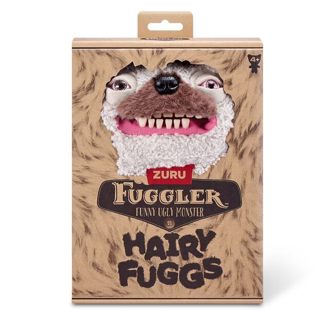 Fuggler - Jucarie de plus, 23 cm - Ciudateii cu par, Old Tooth - Moustache - Grey BKF15727K
