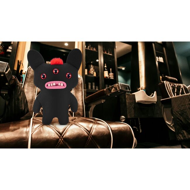 Fuggler - Jucarie de plus, 23 cm - Ciudateii cu par, Reeko - Mohawk - Black  BKF15727D