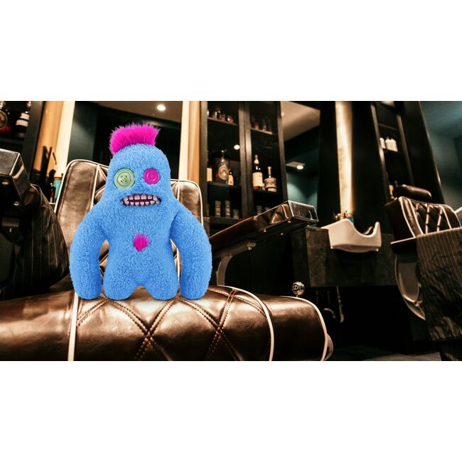 Fuggler - Jucarie de plus, 23 cm - Ciudateii cu par, Sasquoosh - Tuft - Blue BKF15727E