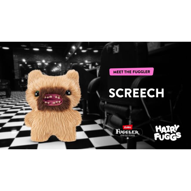 Fuggler - Jucarie de plus, 23 cm - Ciudateii cu par, Screech - Beard - Blonde BKF15727G