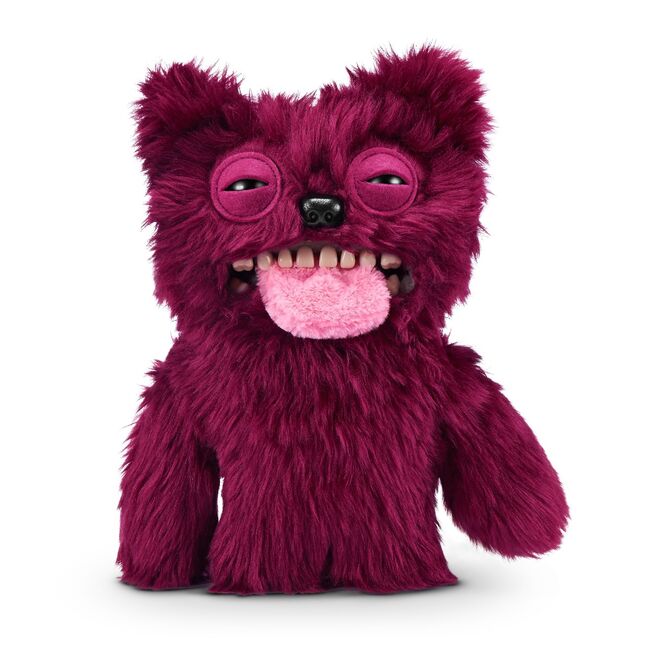 Fuggler - Jucarie de plus, 23 cm - Ciudateii cu par, Sir Belch - Hairy Tongue - Red BKF15727H
