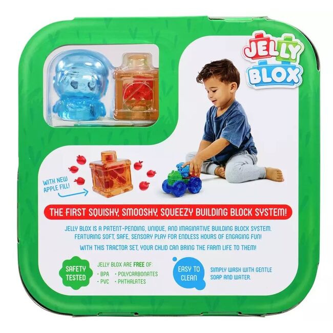 Jelly Blox - Set de joaca cu tractor, 12 piese BKF932945