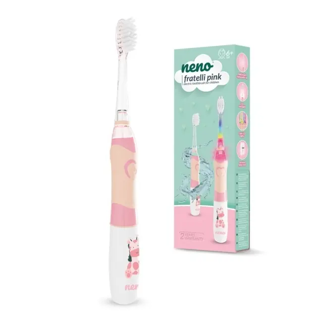 Neno Fratelli Pink &ndash; periuță de dinți electrică, peste 6 ani JEMNEN-BAB-SC004