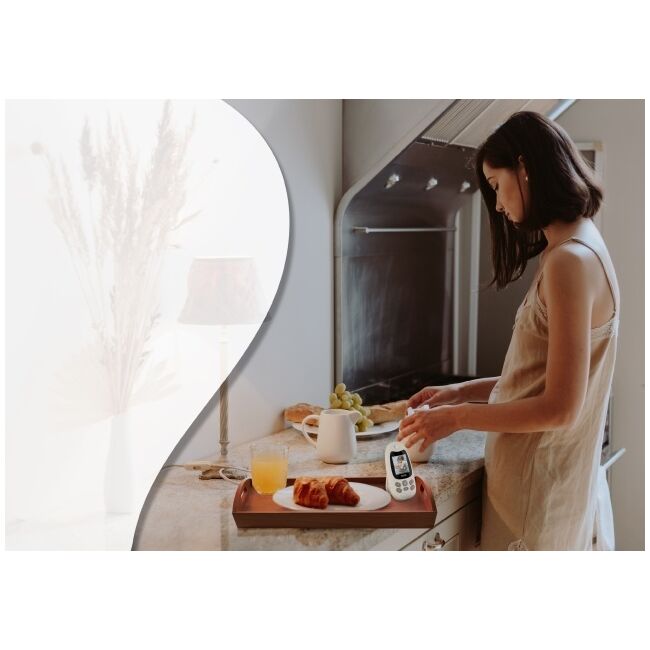 Neno Gato 2 – monitor electronic pentru bebeluși cu receptor wireless JEMNEN-MAM-NN006